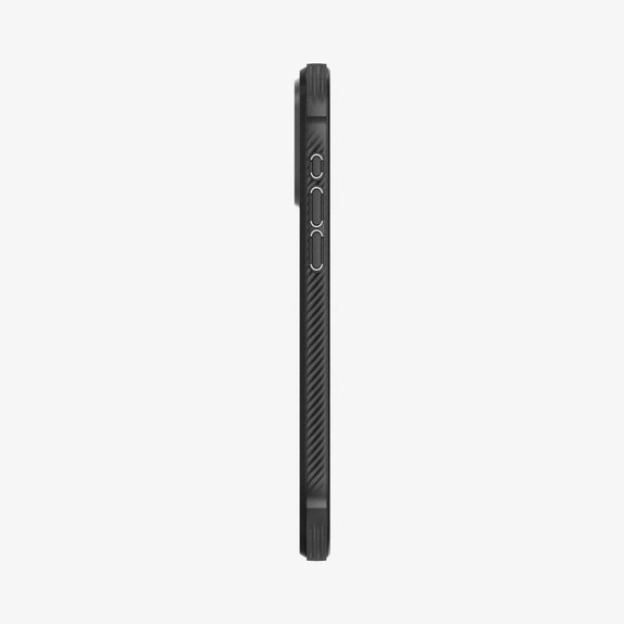 Spigen - Puzdro Rugged Armor s MagSafe pre iPhone 15 Pro Max, Matte Black