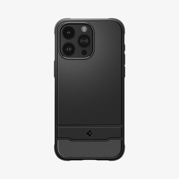 Spigen - Puzdro Rugged Armor s MagSafe pre iPhone 15 Pro, Matte Black