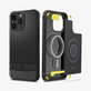 Spigen - Puzdro Rugged Armor s MagSafe pre iPhone 15 Pro, Matte Black
