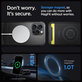 Spigen - Puzdro Rugged Armor s MagSafe pre iPhone 15 Pro, Matte Black