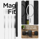 Spigen - Puzdro Rugged Armor s MagSafe pre iPhone 16, Matte Black