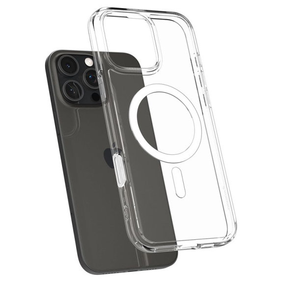 Spigen - Puzdro Ultra Hybrid "T" s MagSafe pre iPhone 16 Pro Max, biela