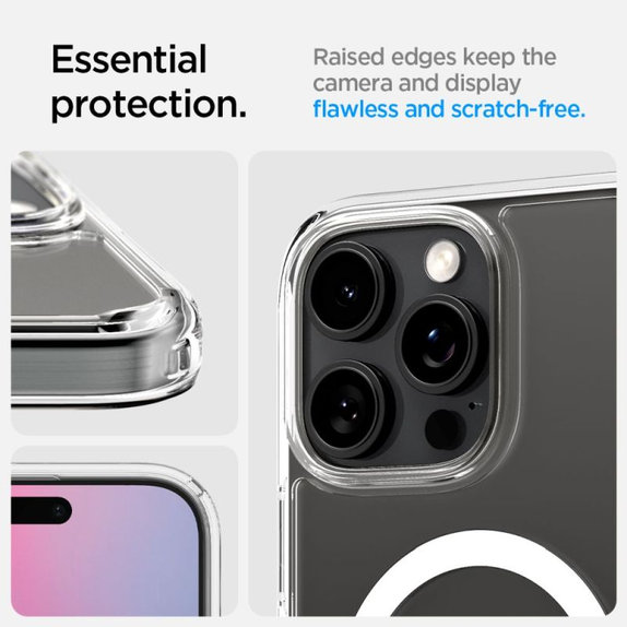 Spigen - Puzdro Ultra Hybrid "T" s MagSafe pre iPhone 16 Pro Max, biela