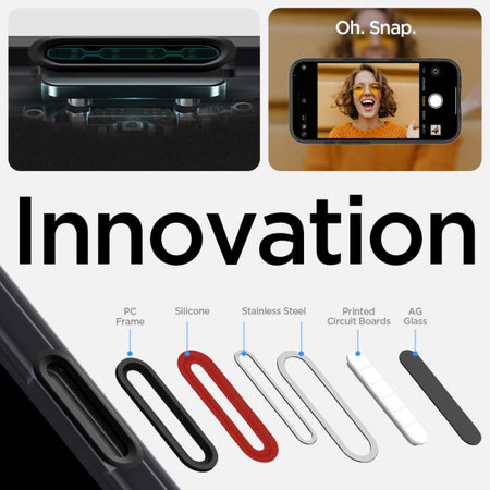 Spigen - Puzdro Ultra Hybrid "T" s MagSafe pre iPhone 16, Frost Black