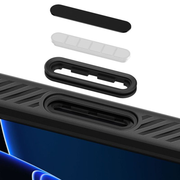 Spigen - Puzdro Liquid Air "T" s MagSafe pre iPhone 16 Pro Max, Matte Black