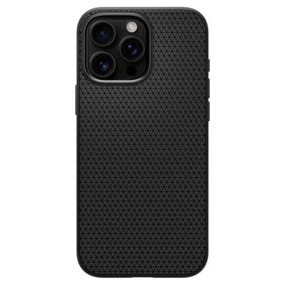 Spigen - Puzdro Liquid Air "T" s MagSafe pre iPhone 16 Pro, Matte Black
