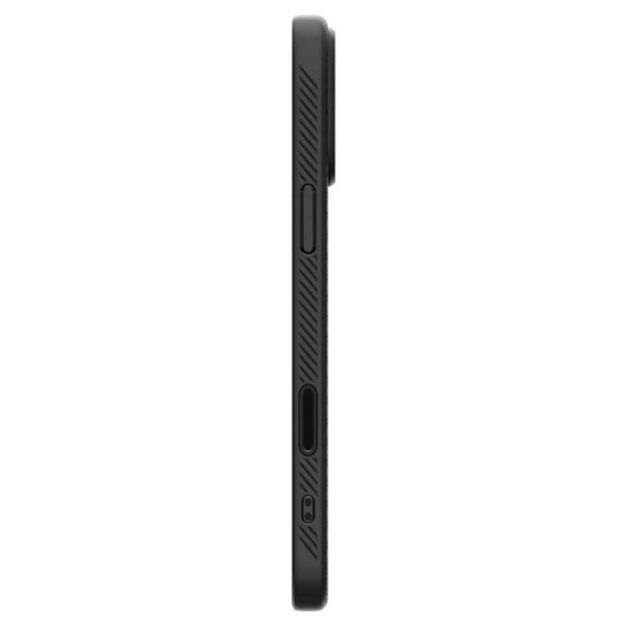 Spigen - Puzdro Liquid Air "T" s MagSafe pre iPhone 16 Pro, Matte Black