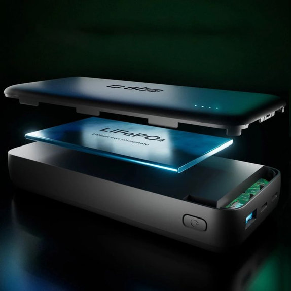 SBS - PowerBank 20000mAh, 10W, Infinity, LiFePO4, USB-C/USB-A, čierna