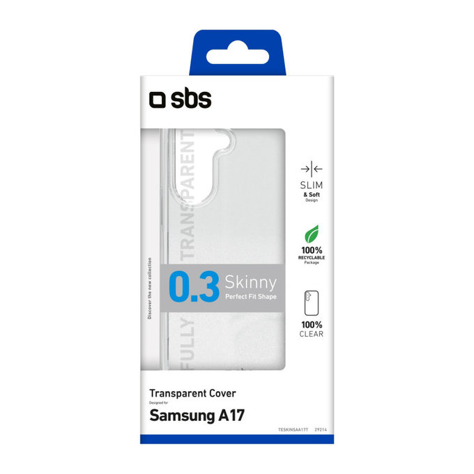 SBS - Puzdro Skinny pre Samsung Galaxy A17 5G, transparentná
