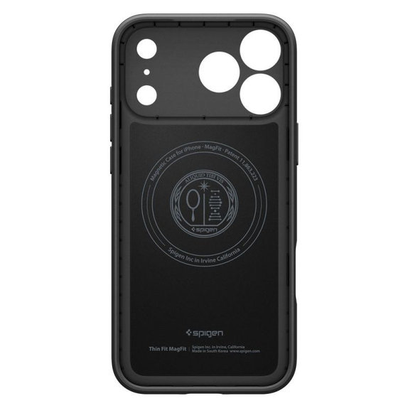 Spigen - Puzdro Thin Fit s MagSafe pre iPhone 17 Pro Max, čierna