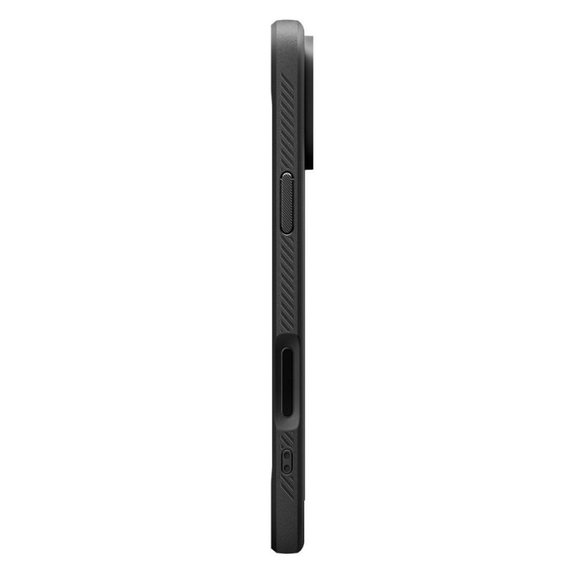 Spigen - Puzdro Rugged Armor s MagSafe pre iPhone 17 Pro, Matte Black