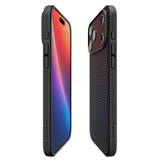 Spigen - Puzdro Liquid Air pre iPhone 17 Pro, Matte Black