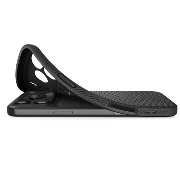 Spigen - Puzdro Liquid Air pre iPhone 17 Pro, Matte Black