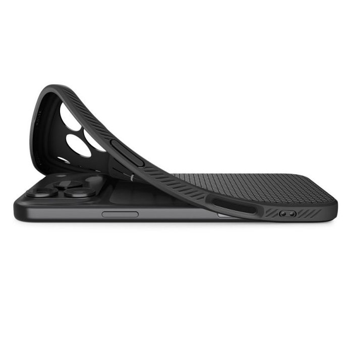 Spigen - Puzdro Liquid Air pre iPhone 17 Pro, Matte Black