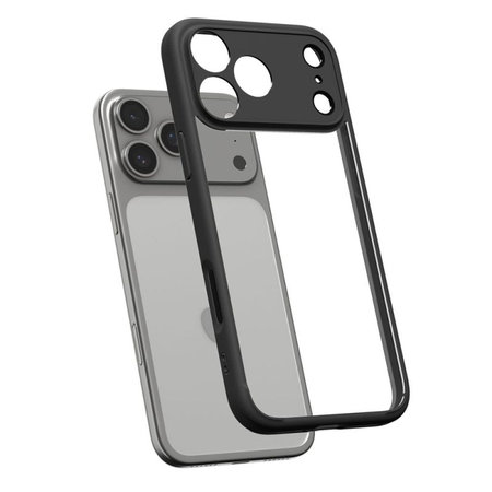 Spigen - Puzdro Ultra Hybrid pre iPhone 17 Pro, Matte Black