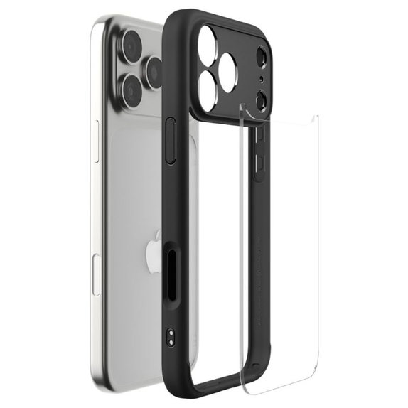 Spigen - Puzdro Ultra Hybrid pre iPhone 17 Pro, Matte Black