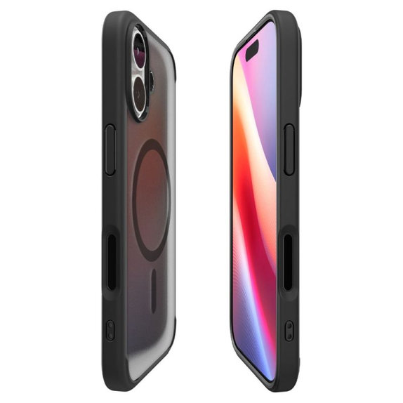 Spigen - Puzdro Ultra Hybrid s MagSafe pre iPhone 17, Frost Black