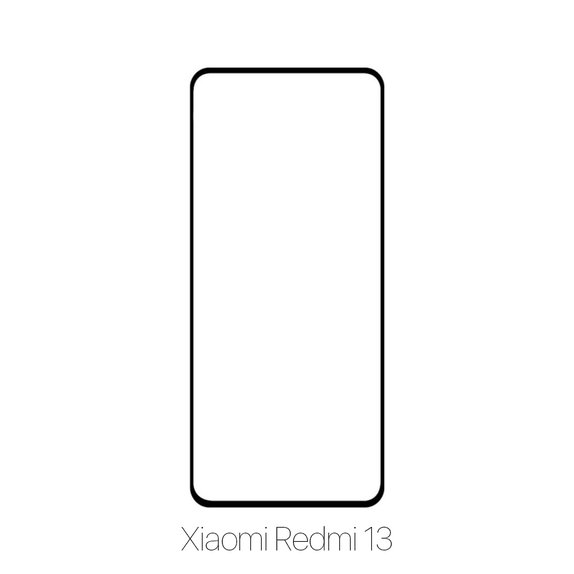FixPremium FullCover Glass - Tvrdené Sklo pre Xiaomi Redmi 13