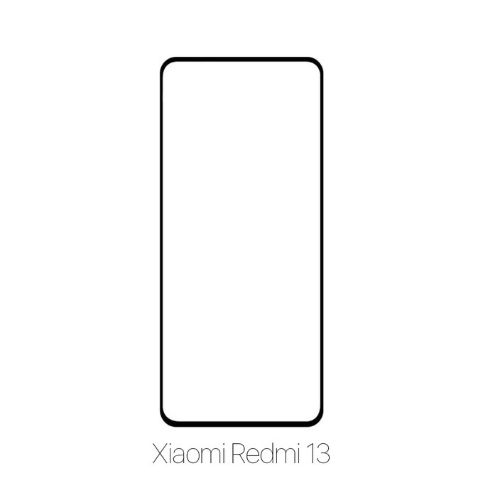 FixPremium FullCover Glass - Tvrdené Sklo pre Xiaomi Redmi 13