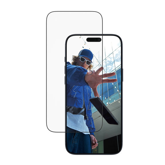 Tvrdené sklo UWF s aplikátorom pre iPhone 17 Pro Max, Čierna, PanzerGlass
