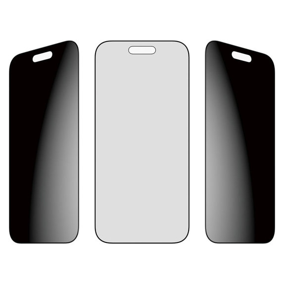 Tvrdené sklo UWF 2-Way Privacy s aplikátorom pre iPhone 17 Air, Čierna, PanzerGlass