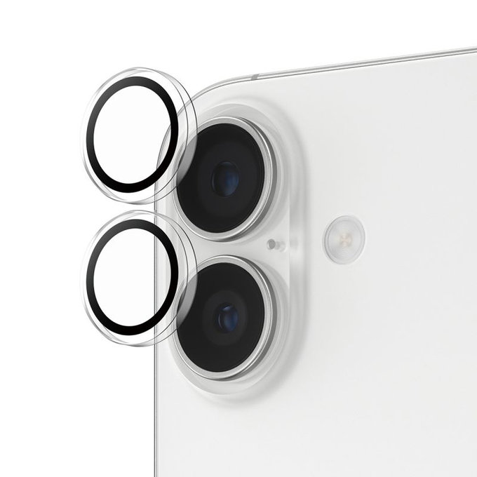 PanzerGlass - Ochranný kryt objektívu Hoops pre iPhone 16, 16 Plus, 17, transparentná