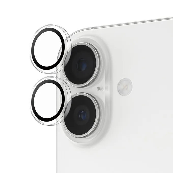 PanzerGlass - Ochranný kryt objektívu Hoops pre iPhone 16, 16 Plus, 17, transparentná