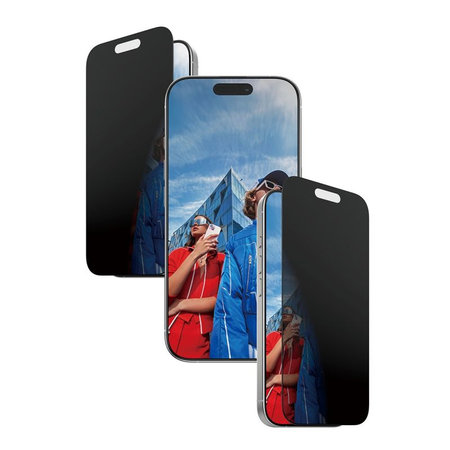 PanzerGlass - Tvrdené sklo UWF 2-Way Privacy s aplikátorom pre iPhone 17/16 Pro, čierna