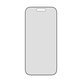 Tvrdené sklo UWF 2-Way Privacy s aplikátorom pre iPhone 17/16 Pro, Čierna, PanzerGlass