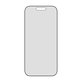 Tvrdené sklo UWF 2-Way Privacy s aplikátorom pre iPhone 17/16 Pro, Čierna, PanzerGlass