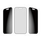 Tvrdené sklo UWF 2-Way Privacy s aplikátorom pre iPhone 17/16 Pro, Čierna, PanzerGlass