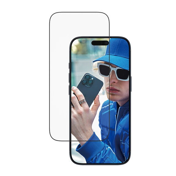 Tvrdené sklo UWF s aplikátorom pre iPhone 17 Pro, Čierna, PanzerGlass