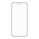 Tvrdené sklo UWF Stealth s Fastfit pre iPhone 17/16 Pro, Čierna, PanzerGlass
