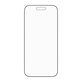 Tvrdené sklo UWF Stealth s Fastfit pre iPhone 17 Air, Čierna, PanzerGlass