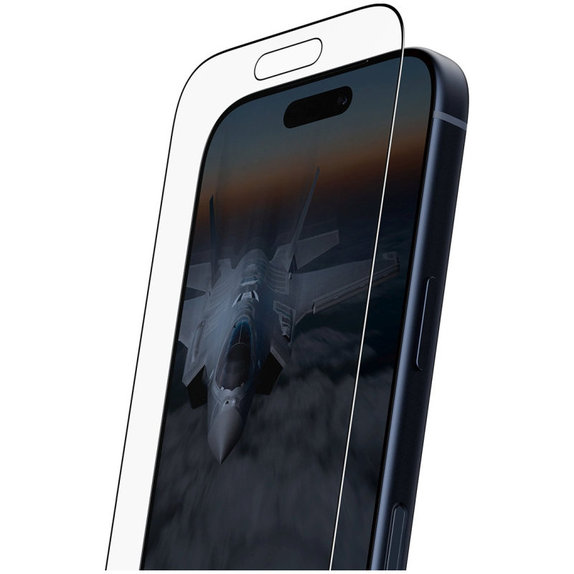 Tvrdené sklo UWF Stealth s Fastfit pre iPhone 17 Pro, Čierna, PanzerGlass