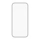 Tvrdené sklo UWF Ceramic II s aplikátorom pre iPhone 17/16 Pro, Čierna, PanzerGlass