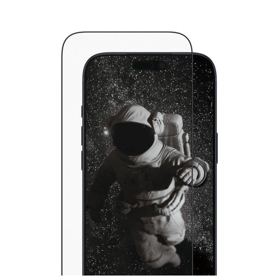 Tvrdené sklo UWF Ceramic II s aplikátorom pre iPhone 17 Air, Čierna, PanzerGlass