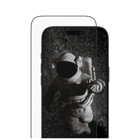Tvrdené sklo UWF Ceramic II s aplikátorom pre iPhone 17 Pro Max, Čierna, PanzerGlass