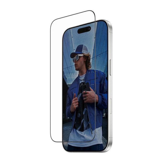 Tvrdené sklo UWF s Fastfit pre iPhone 17/16 Pro, Čierna, PanzerGlass