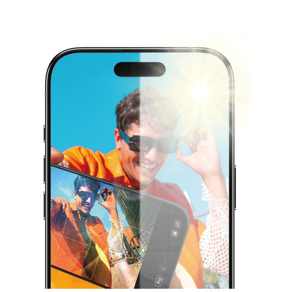 Tvrdené sklo Anti-Reflective s aplikátorom pre iPhone 17 Air, Čierna, PanzerGlass