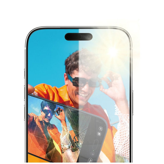 Tvrdené sklo Anti-Reflective s aplikátorom pre iPhone 17 Pro Max, Čierna, PanzerGlass