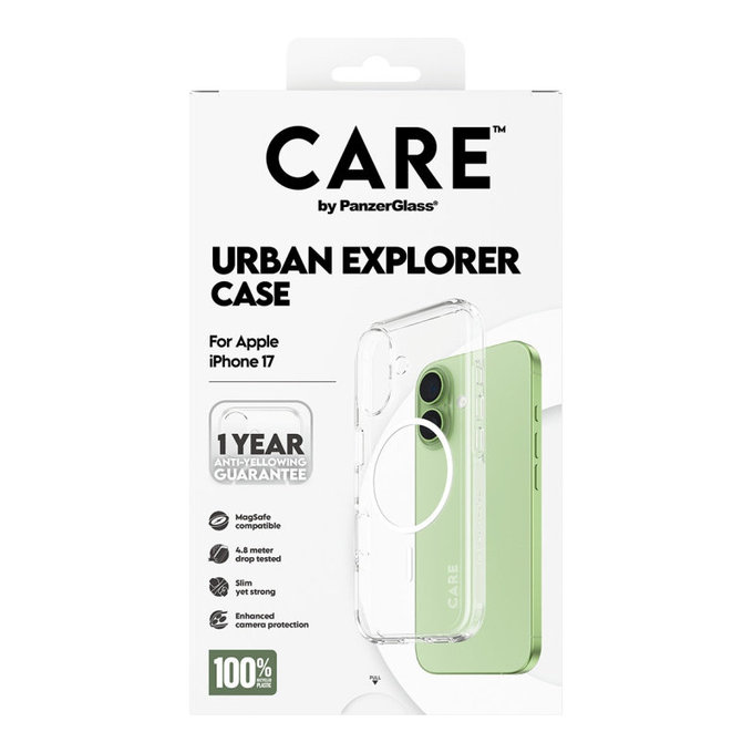 Puzdro Urban Explorer s MagSafe pre iPhone 17, Biela, CARE