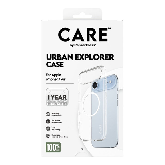 Puzdro Urban Explorer s MagSafe pre iPhone Air, Biela, CARE