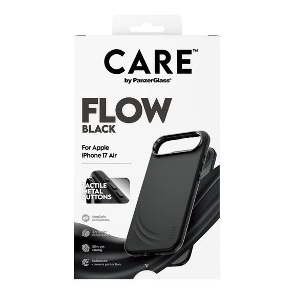 Puzdro FLOW s MagSafe pre iPhone Air, Čierna, CARE