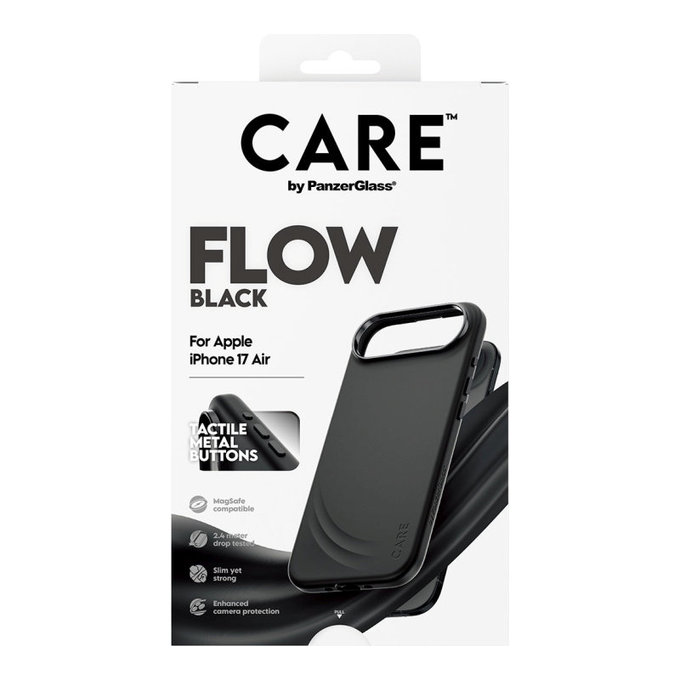 Puzdro FLOW s MagSafe pre iPhone Air, Čierna, CARE