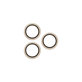Ochranný kryt objektívu Hoops pre iPhone 17 Pro Max/17 Pro/16 Pro Max/16 Pro, Glitter Gold, PanzerGlass