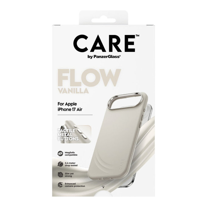Puzdro FLOW s MagSafe pre iPhone Air, Vanilla, CARE