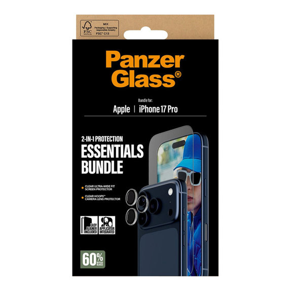 Bundle Essentials 2v1 pre iPhone 17 Pro, PanzerGlass