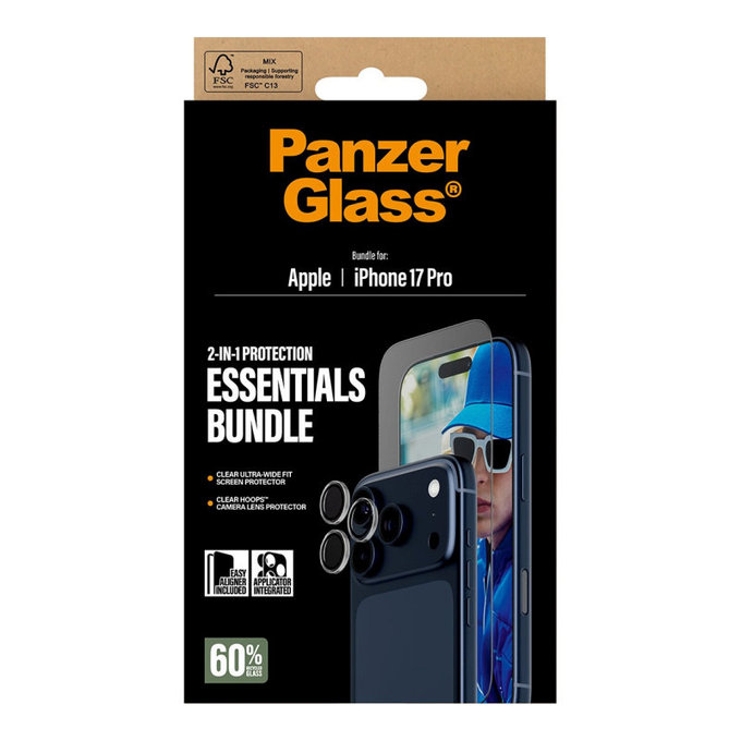 Bundle Essentials 2v1 pre iPhone 17 Pro, PanzerGlass