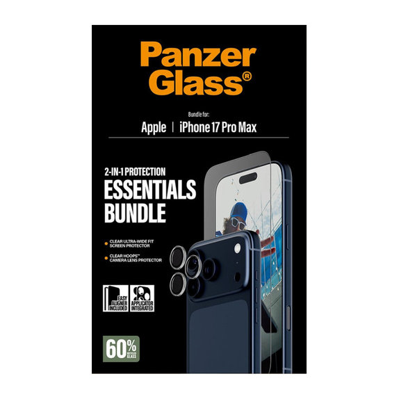 Bundle Essentials 2v1 pre iPhone 17 Pro Max, PanzerGlass